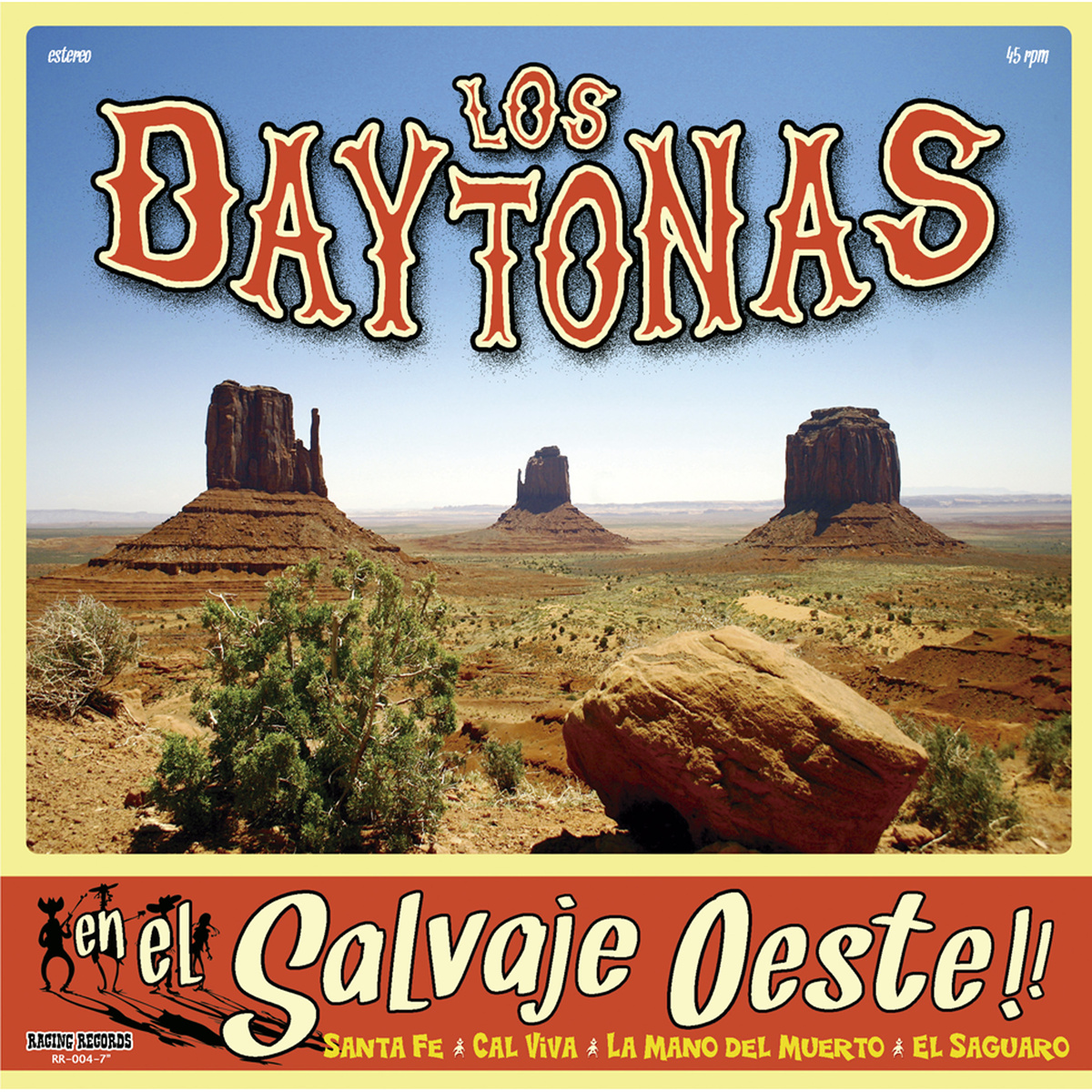 Los Daytonas - En el Salvaje Oeste​!​! 7"