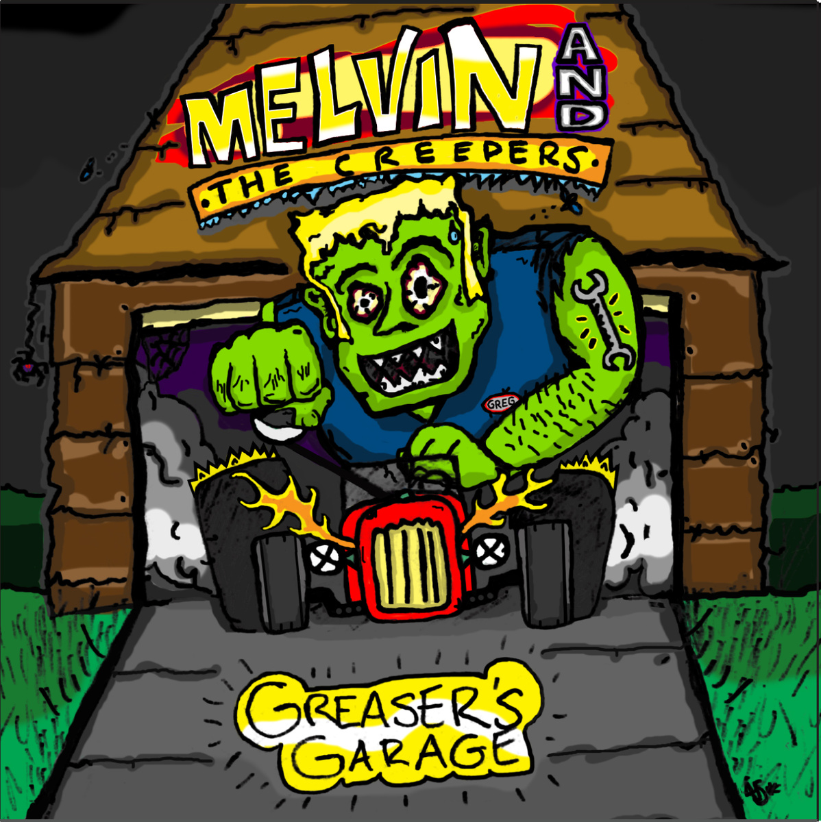 Melvin and the Creepers - Greaser's Garage