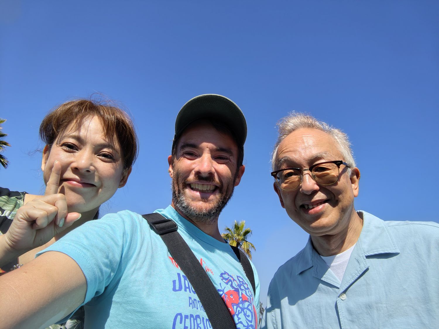 Jackie and the Cedrics selfie