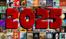 A bunch of album covers with 2025 superimposed on it