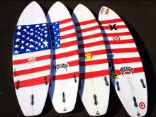 American Flag Surfboards